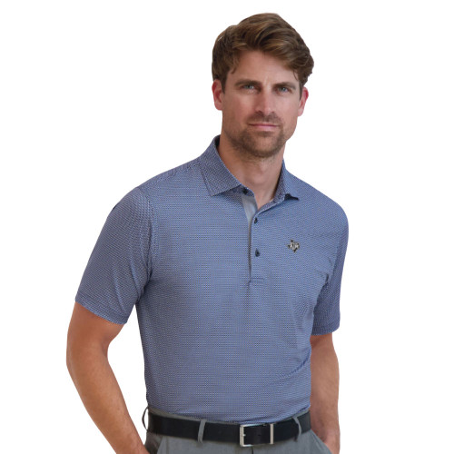 Fairway & Greene men’s blue Texas A&M Aggies polo shirt with embroidered logo