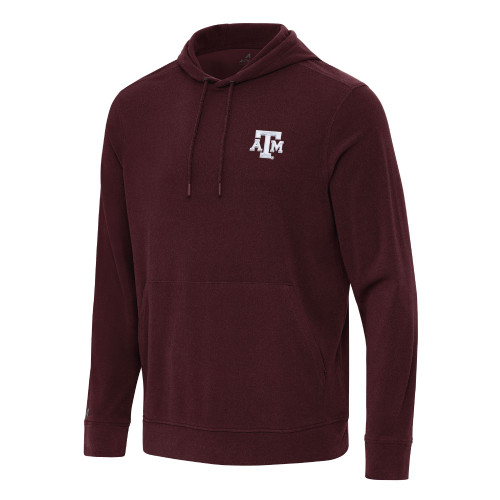 Antigua Men's Texas A&M Heather Hunk 1/4 Zip Pullover - Maroon U