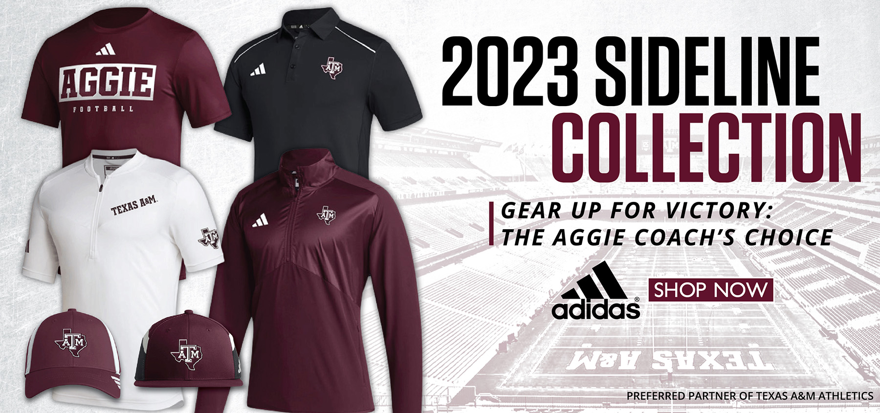 adidas Men's Texas A&M University Replica Baseball Jersey