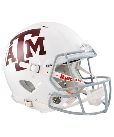 Riddell Speed Authentic Football Helmet - White - Maroon U