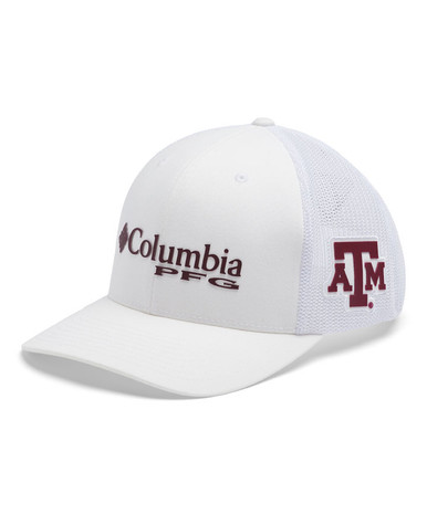 Men's Columbia White South Carolina Gamecocks PFG Snapback Hat