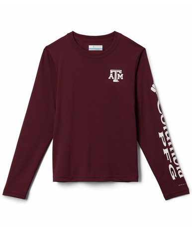 Texas A&M Aggies Columbia Unisex Vault T Back Bowl Lightweight Fleece -  Maroon U