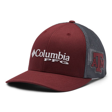 Columbia Men's PFG Maroon Mesh Snapback 