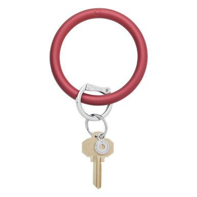 Oventure Wino Pearlized Silicone Big O Key Ring - Maroon U