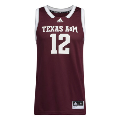 adidas Aggies Swingman Jersey - White, Men's Basketball