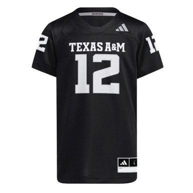 Adidas Youth Black Replica Jersey - Maroon U