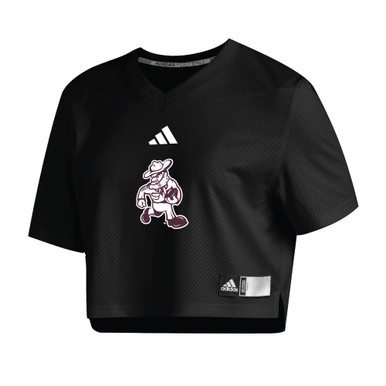 Adidas Women's Black Football Ol' Sarge Cropped Jersey