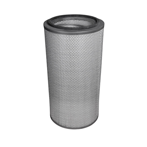 Dust Cartridge, 13.8 inch OD, 26 inches long, 80/20 FR nano media, closed bottom, bolt hole