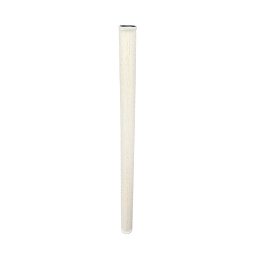 40 inch Absolute rated polypropylene pleated liquid cartridge, full view