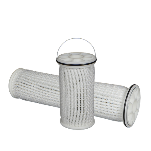 Polyester NDC Pleated Cartridge, 50 Micron, Small Cap