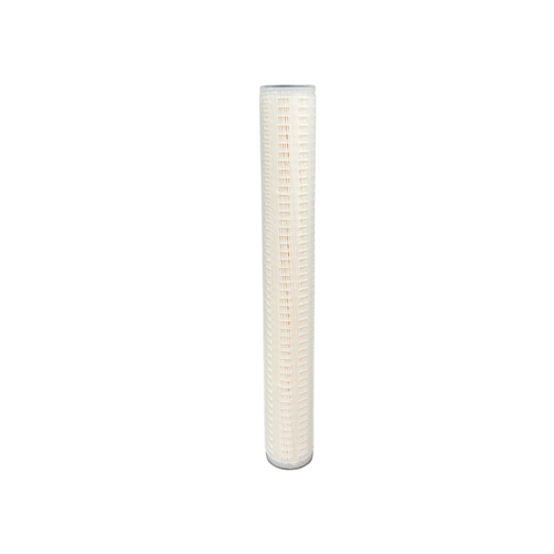 Absolute rated polypropylene pleated liquid cartridge, full view