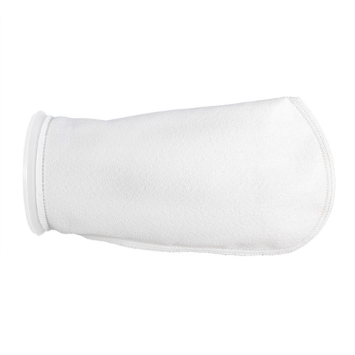 Size 2 - 25 Micron - Polyester Felt Liquid Filter Bag - Positive Seal Poly Flange - Handle (PES25P1F)