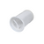 Nylon mesh 4 x 8 liquid filter with a welded cap bottom, side view