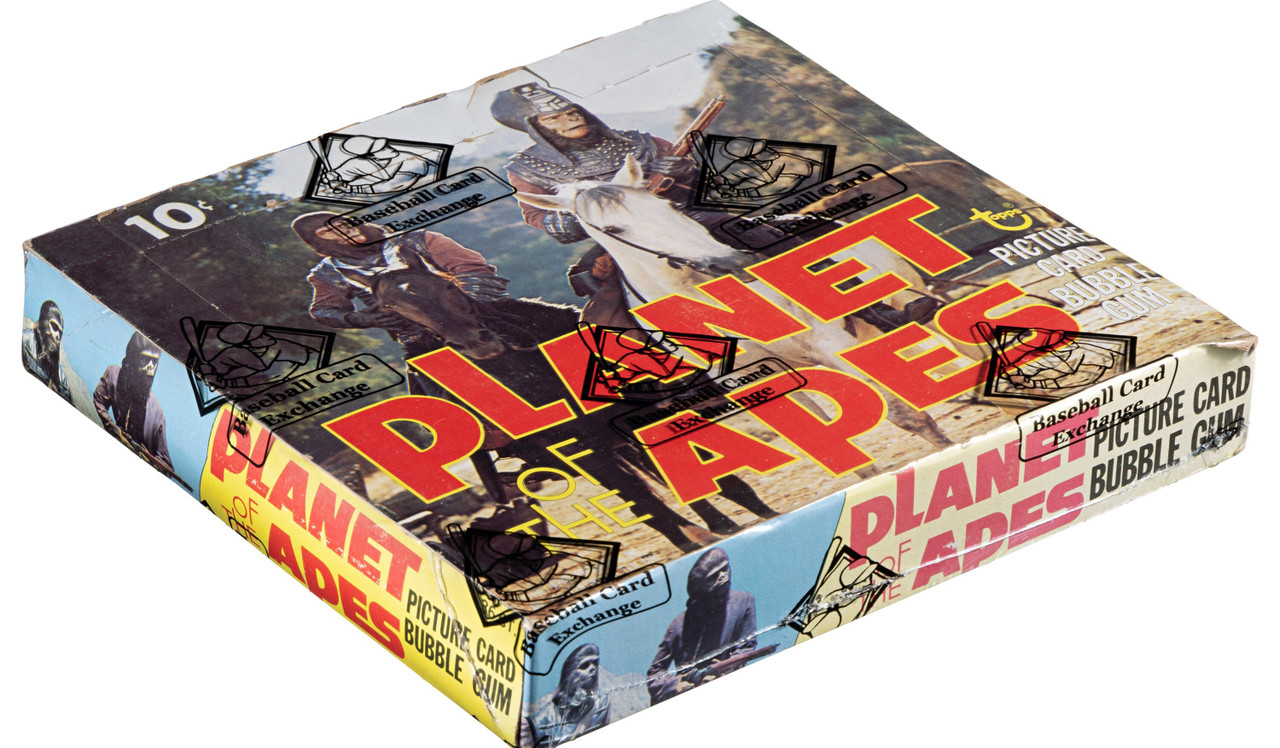 1974 Planet of The Apes Topps Wax Box BBCE - OPC Baseball.com