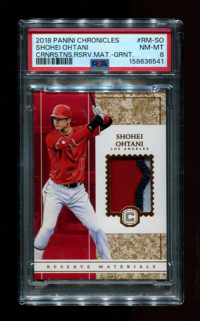 2018 Shohei Ohtani Panini Chronicles Cornerstones /25 Reserve RC 
