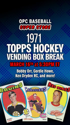 1971 topps hockey vending box - March 16th, 2025