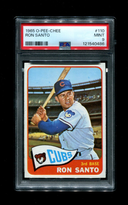 1965 Ron Santo O-Pee-Chee #110 Cubs PSA 9
