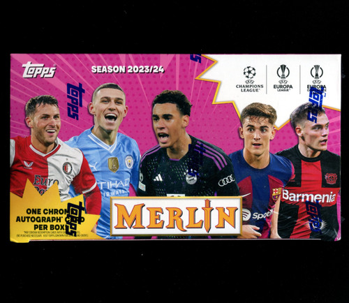 2023/24 Topps Merlin UEFA Club Competitions Soccer Hobby Box