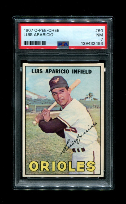 1967 Luis Aparicio O-Pee-Chee #60 Orioles PSA 7