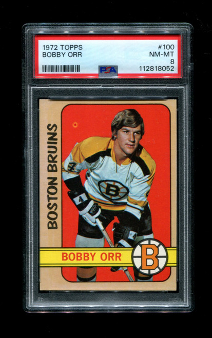 1972 Bobby Orr Topps #100 Bruins PSA 8