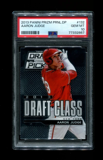 2013 Aaron Judge Panini Prizm#132 Draft Class Yankees PSA 10