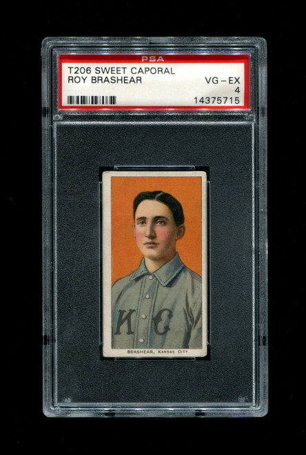1909-11 Roy Brashear T206 Sweet Caporal PSA 4