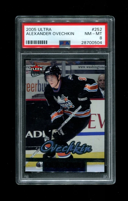 2005 Alexander Ovechkin Fleer Ultra #252 RC Capitals PSA 9