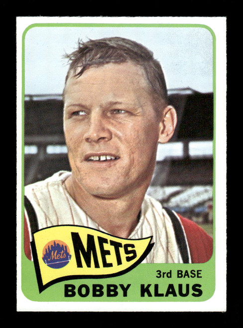 1965 Bobby Klaus O-Pee-Chee #227 Mets *5038
