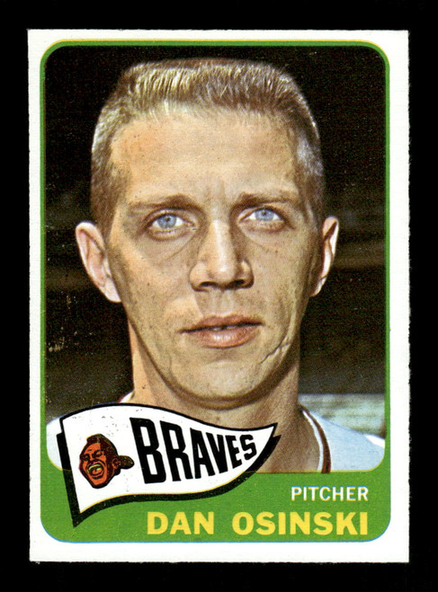 1965 Dan Osinski O-Pee-Chee #223 Braves  *5036