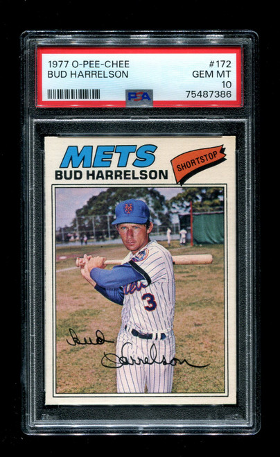 1977 Bud Harrelson O-Pee-Chee #172 Mets PSA 10