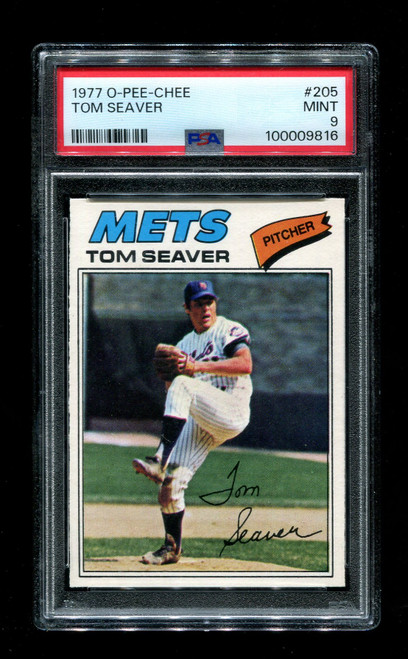 1977 Tom Seaver O-Pee-Chee #205 Mets PSA 9