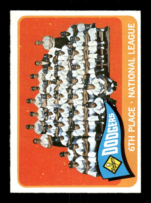 1965 Los Angeles Dodgers O-Pee-Chee #126 Team Card *5052