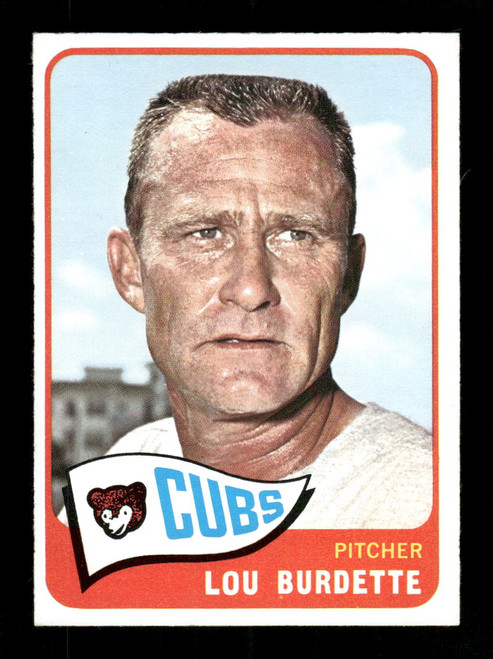 1965 Lou Burdette O-Pee-Chee #64 Cubs *5070