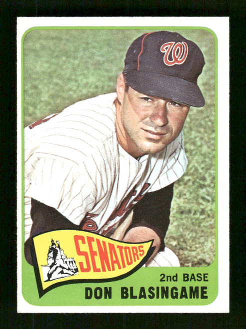 1965 Don Blasingame O-Pee-Chee #21 Senators *5073