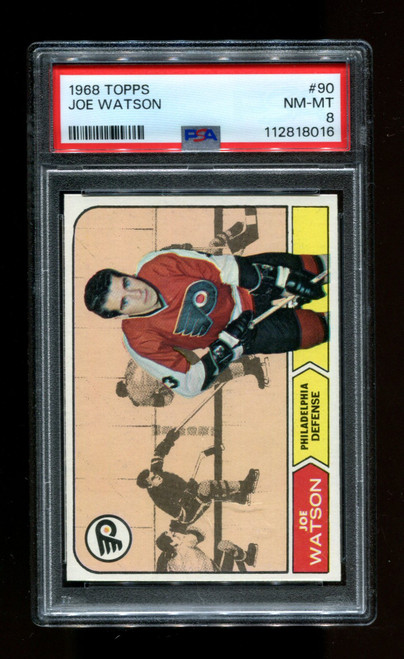 1968 Joe Watson Topps #90 Flyers PSA 8