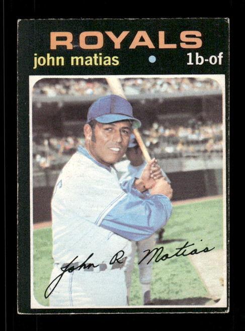 1971 John Matias O-Pee-Chee #546 Royals *5105