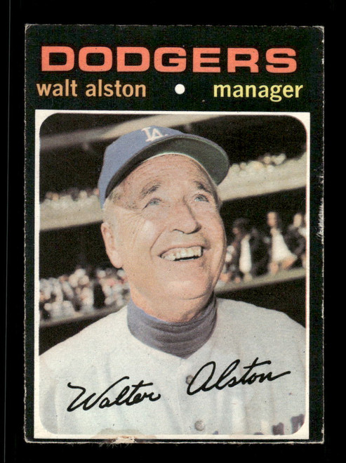 1971 Walt Alston O-Pee-Chee #567 Dodgers *5125