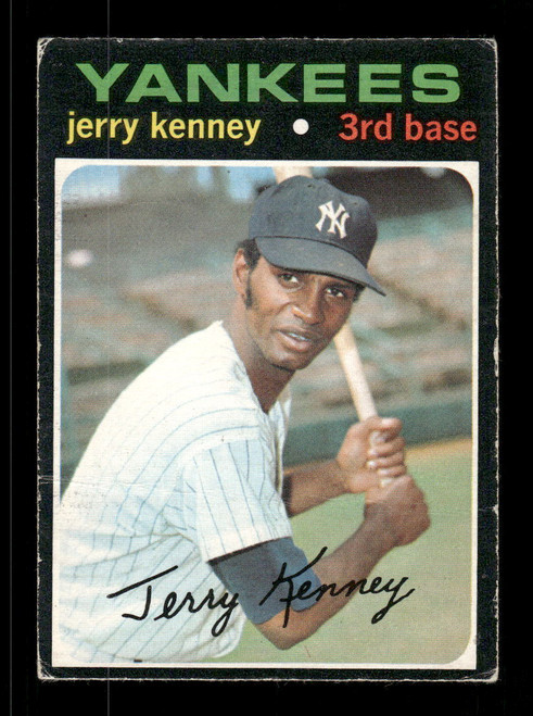 1971 Jerry Kenney O-Pee-Chee #572 Yankees  *5130