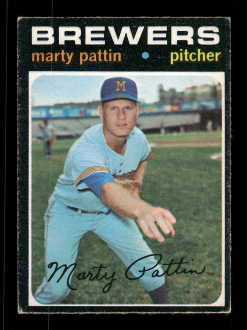1971 Marty Pattin O-Pee-Chee #579 Brewers  *5137