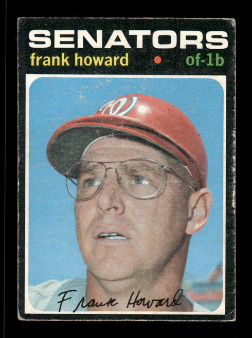 1971 Frank Howard O-Pee-Chee #620 Senators  *5176