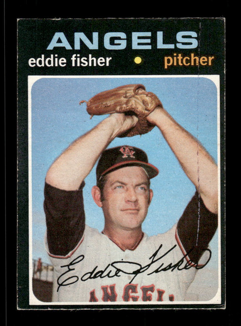 1971 Eddie Fisher O-Pee-Chee #631 Angels  *5187