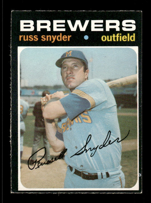 1971 Russ Snyder O-Pee-Chee #653 Brewers *5207