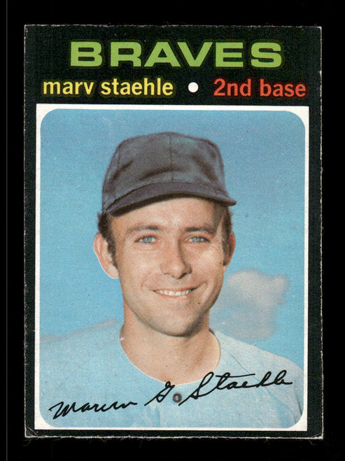 1971 Marv Staehle O-Pee-Chee #663 Braves *5217