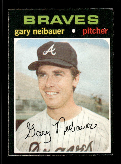1971 Gary Neibeuer O-Pee-Chee #668 Braves *5222