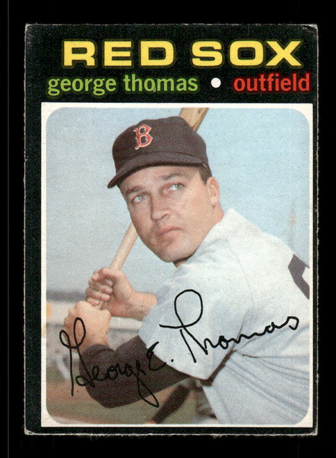 1971 George Thomas O-Pee-Chee #678 Red Sox *5232