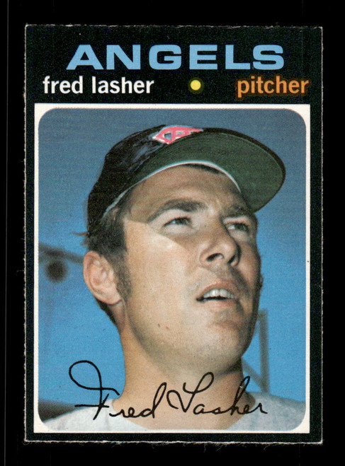 1971 Fred Lasher O-Pee-Chee #707 Angels *5261