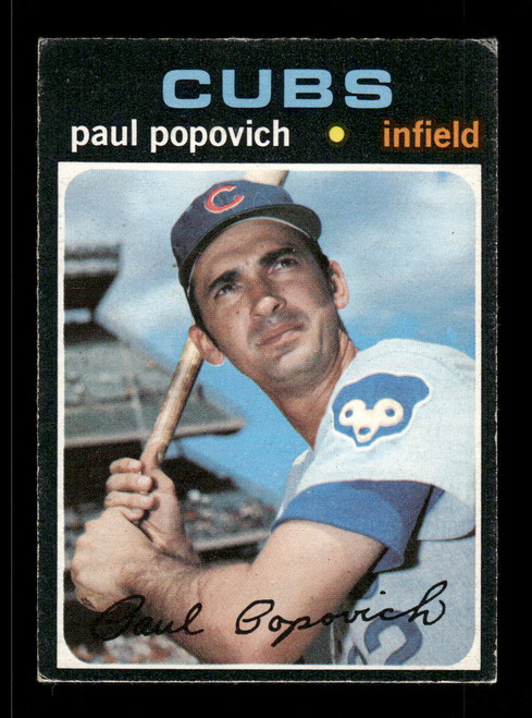 1971 Paul Popovich O-Pee-Chee #726 Cubs *5285