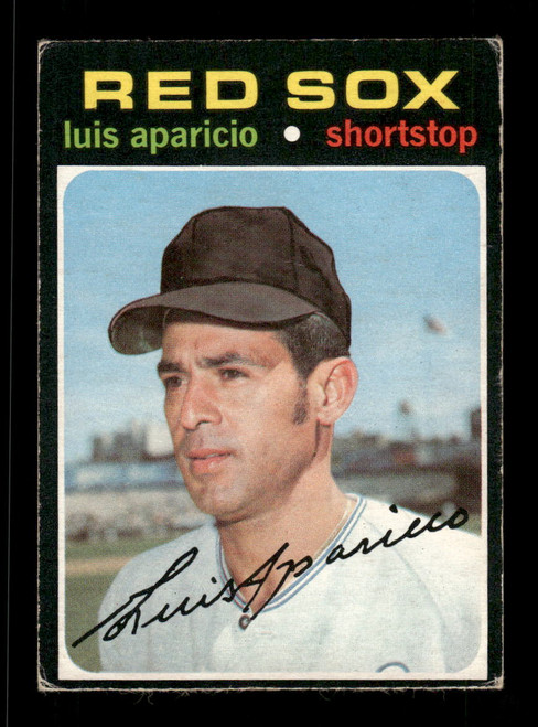 1971 Luis Aparicio O-Pee-Chee #740 Red Sox *5294