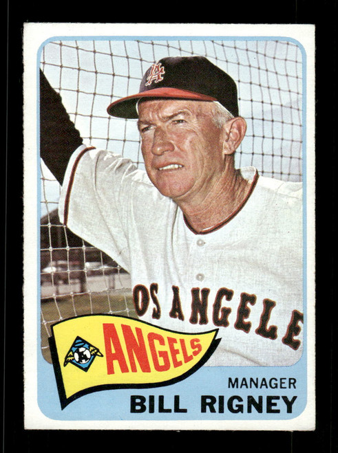 1965 Bill Rigney O-Pee-Chee  #66 Angels *5340