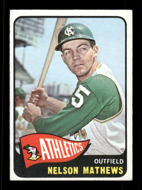 1965 Nelson Mathews O-Pee-Chee #87 Athletics *5360